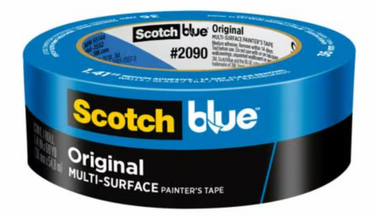 3M ScotchBlue 2090-48A-CP, 1.88" x 60yd. (48mm x 54.8m) Painter's Tape Contractor Pack