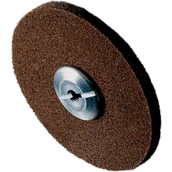 3M EXL, 1" x 1" x 3/16" 8A Medium Grit, Scotch-Brite Unitized Deburring Wheel