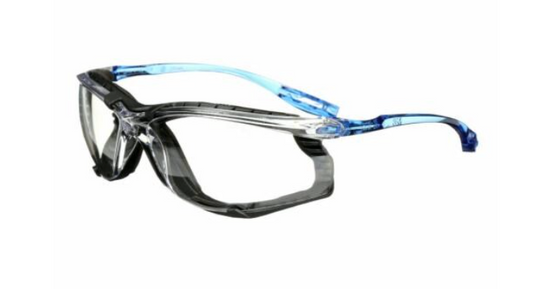 3M Virtua, Corded Control System (CCS), Foam Gasket, Clear Anti-Fog Lens Protective Eyeglasses