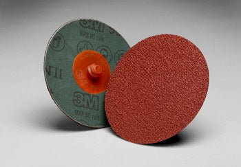 3M Cubitron II 982C, 2" 60+ Grit, TR Roloc Fibre Disc