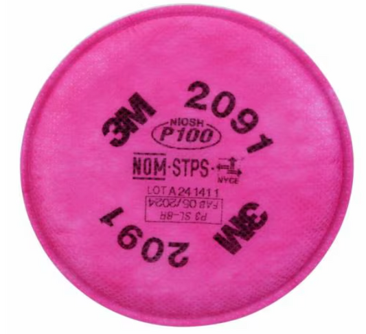 3M 2091(ADD), P100, Particulate Filter