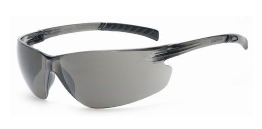 Radnor Classic Plus, Gray Lens and Gray Frame with Polycarbonate Anti-Fog/Hard Coat Lens Safety Glasses