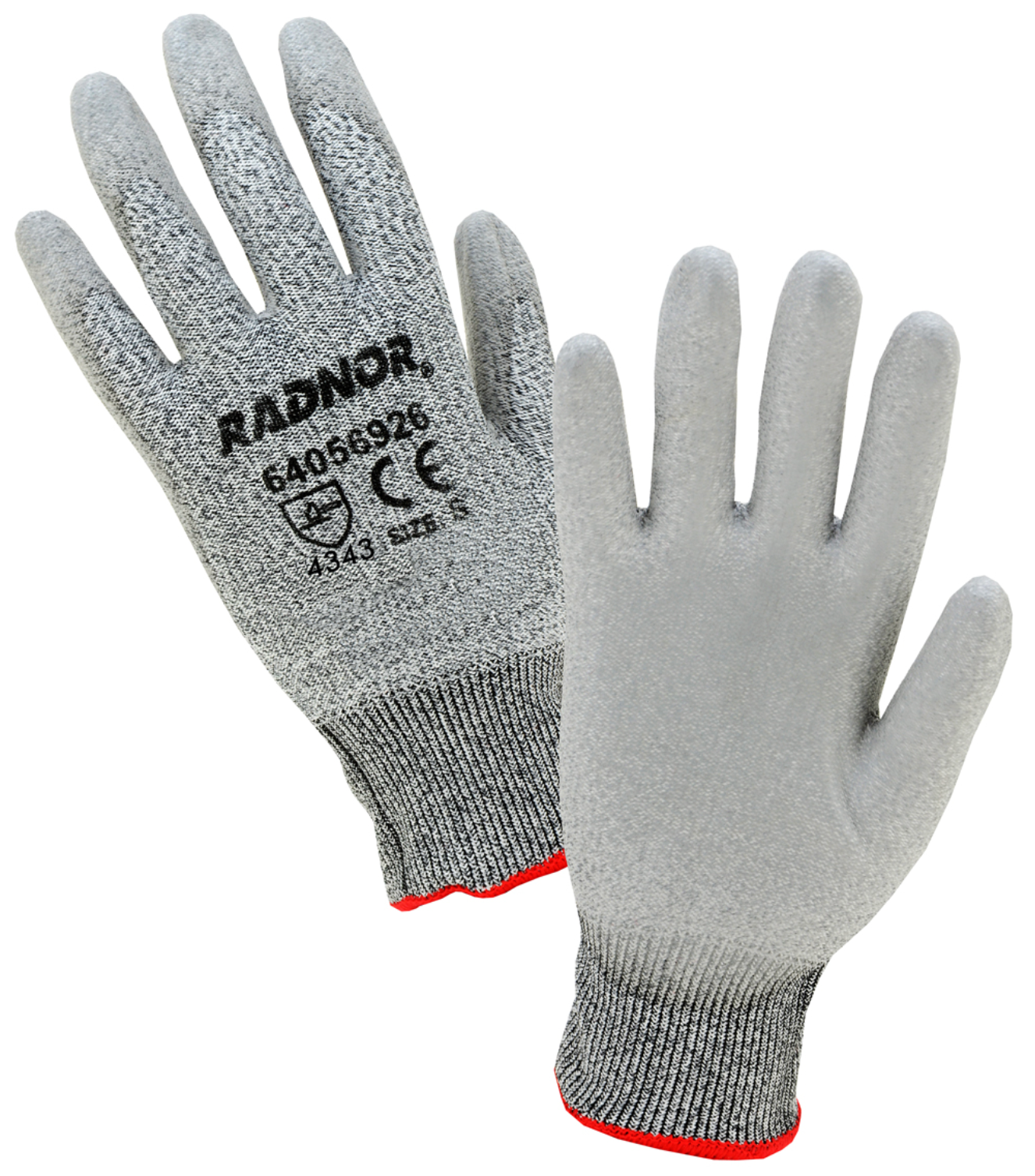 Radnor 13-Gauge Medium, High Performance Polyethylene Cut Resistant and Polyurethane Coated Gloves