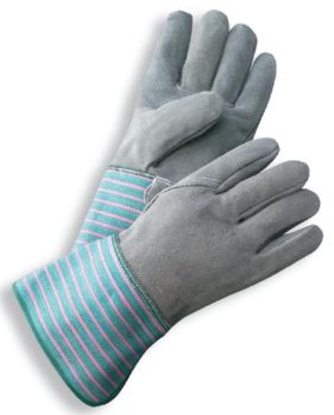 Radnor, Large, Shoulder Split Leather Palm Gloves With Leather Back And Gauntlet Cuff