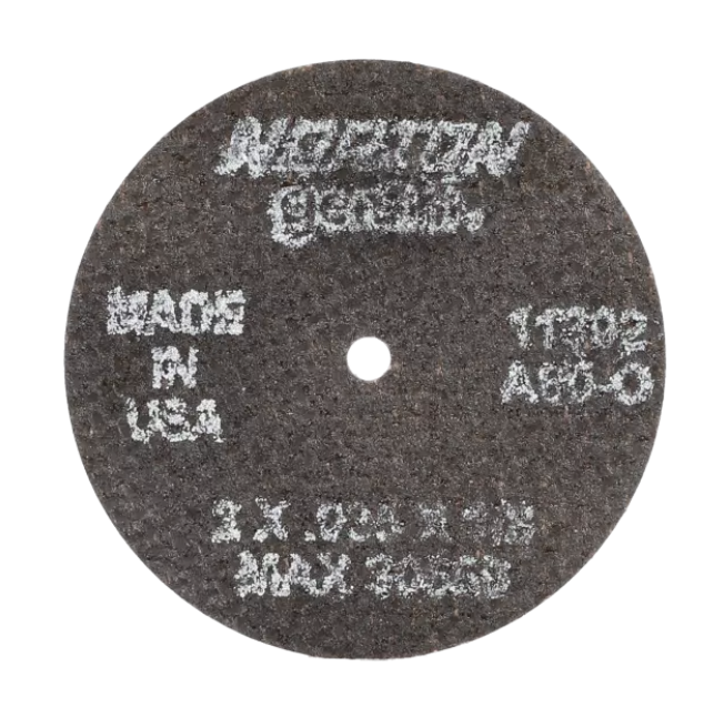 Norton Gemini, 3" x 0.035" x 3/8", Type 01 Small Diamenter Reinforced Cut-Off Wheel