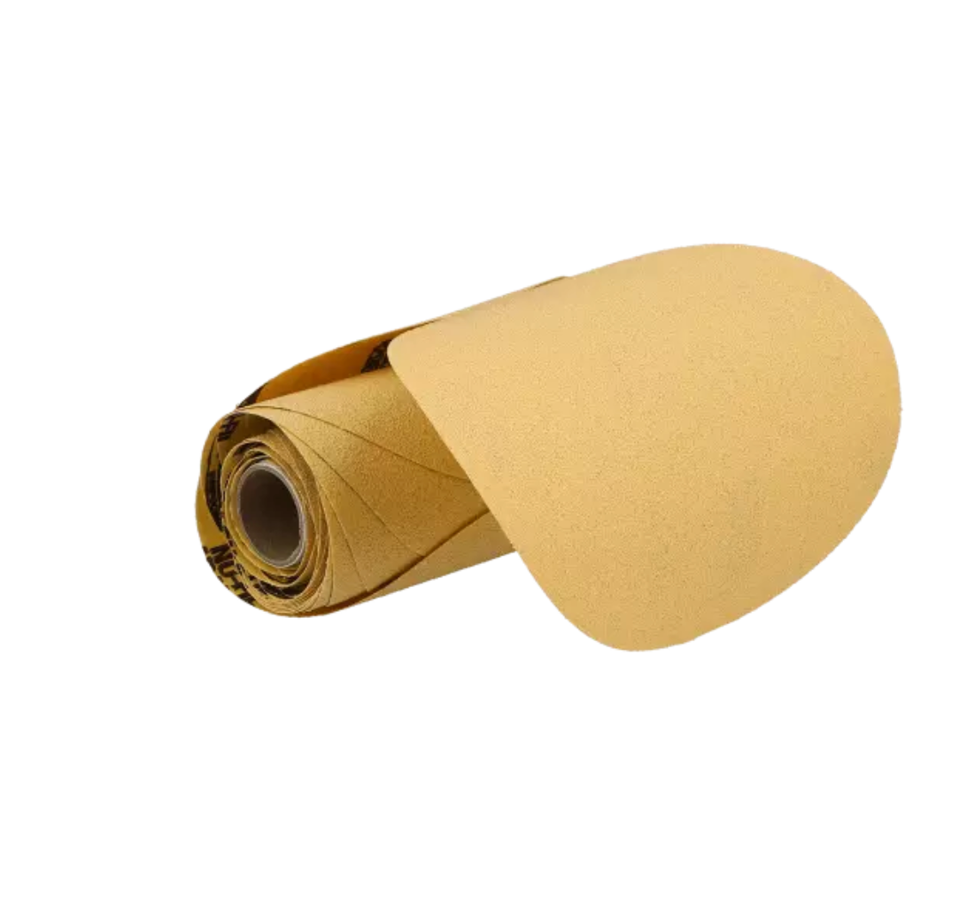 Norton Gold Reserve A296 No-Fil, 5" 80 Grit, C-Weight PSA Paper Disc Roll