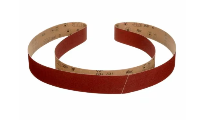 3M 384F, 1/2" x 24" 36+ Grit, XF-Weight Cloth Belt