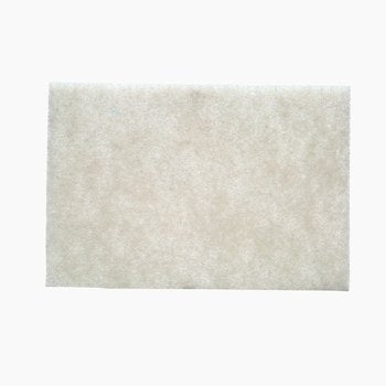 3M 7445, 6" x 9" F Super Fine, White Scotch-Brite Hand Pad