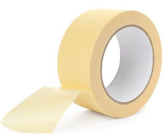 48mm x 55m x 5.2mil., Natural, General Purpose Masking Tape Roll