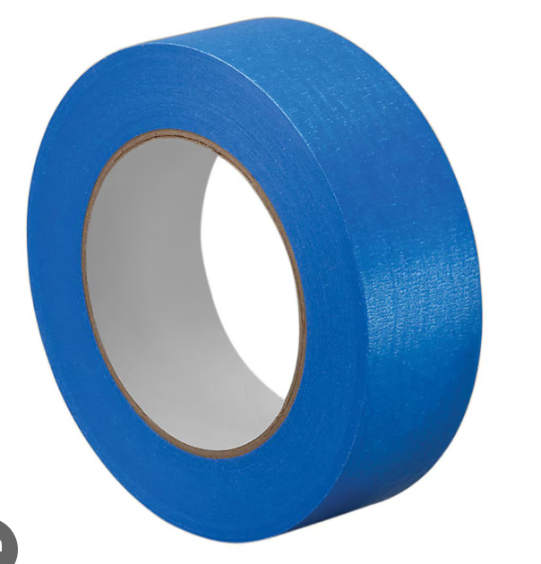 23Mm x 55m x 5.2mil., Blue, Painter's Masking Tape Roll